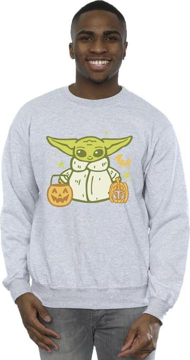 Immagine prodotto Star Wars Trick Or Treat Felpa Grogu Uomo (4XL)
