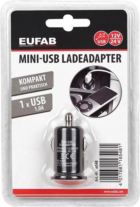 Actual product image Eufab Charging adapter