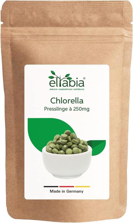 Eltabia Bio Green Trio Presslinge | mit 1/3 Chlorella Spirulina Gerstengras (250 Stück, Tabletten)