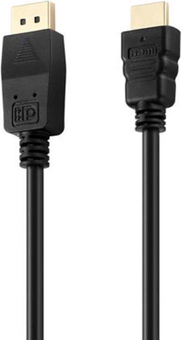 Produktbild HDgear DisplayPort — HDMI (Typ A) (3 m, DisplayPort, HDMI)