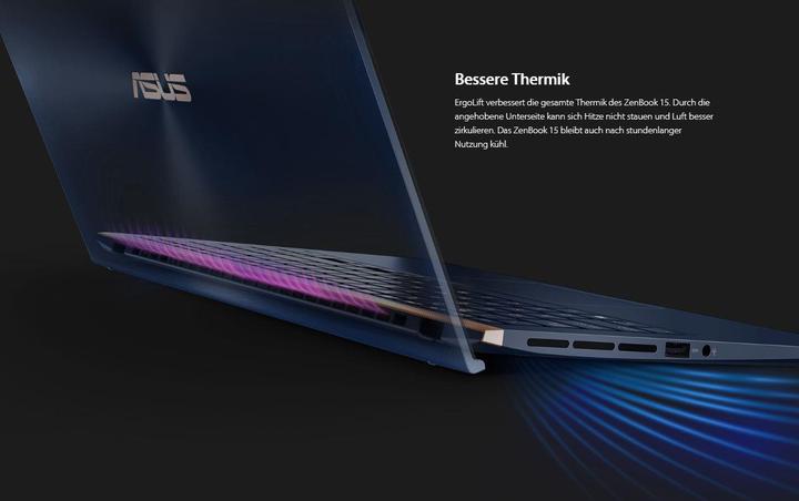 Produktbild ASUS ZenBook 15 UX533FD-A8079T (15.60", Intel Core i5-8265U, 8 GB, 256 GB, CH)