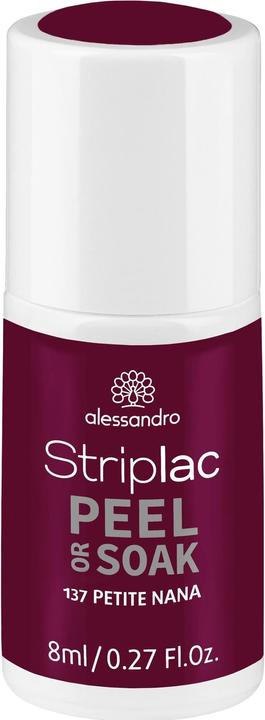 Produktbild Alessandro Striplac Peel or Soak Petite Nana 8 ml (137 Petite Nana, Abziehbarer Nagellack)