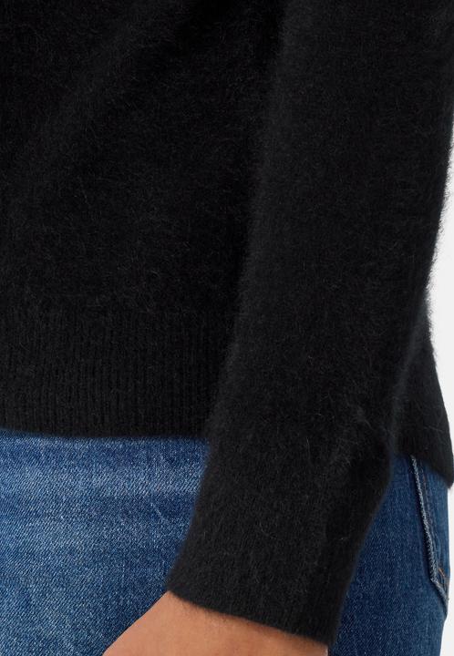 Actual product image Cash-Mere Brushed Kaschmir Pullover mit kurzem Stehkragen (M)