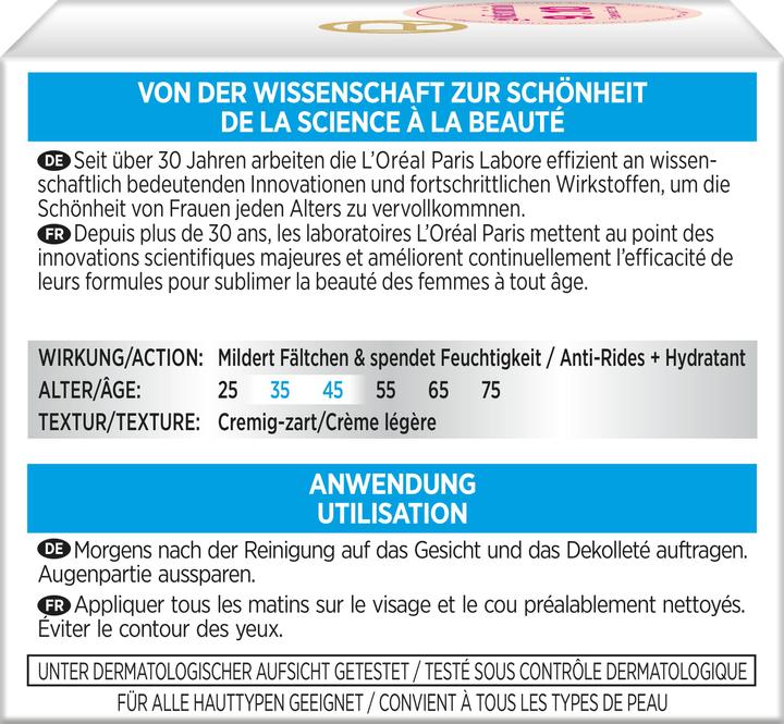 Etichetta energetica L'Oréal Paris Collagene Esperto Antirughe 35+ Giorno (50ml) (50 ml, Crema da giorno)