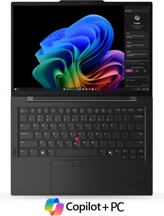 Actual product image Lenovo ThinkPad T14s Gen 6 (14", Intel Core Ultra 7 258V, 32 GB, 1000 GB, DE)