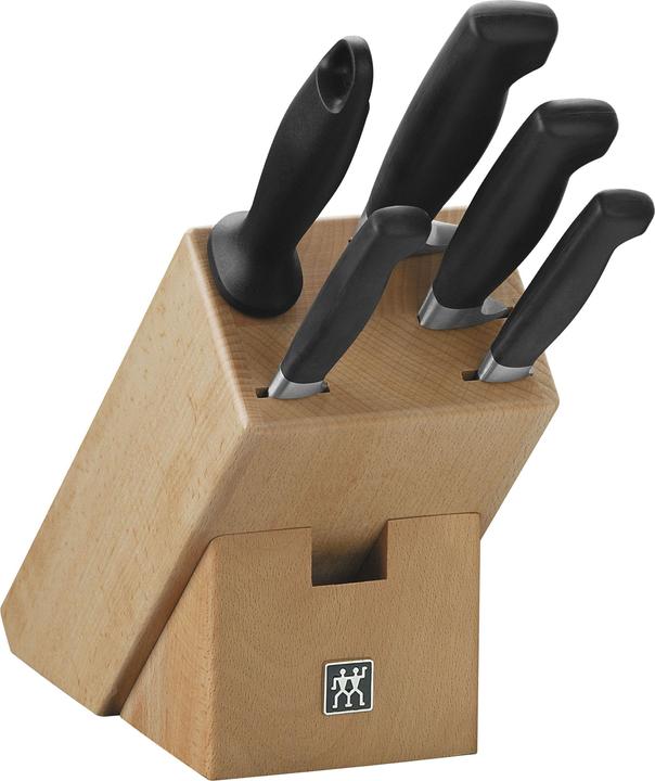 Image du produit Zwilling Bloc à couteaux 6 pièces Quatre étoiles 35149-000-0