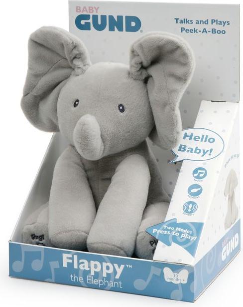 Image du produit Gund Flappy l'éléphant animé (30 cm)