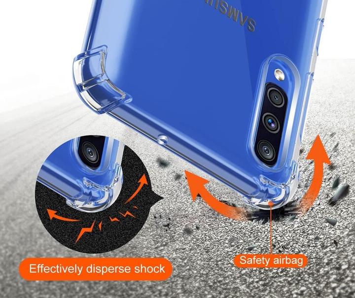 Actual product image Screenguard Samsung Galaxy A70 Case Crystal Soft Airbag Bumper (Samsung Galaxy A70)