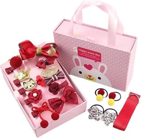 Activity Board Set di 18 pezzi di fermagli per capelli per bambine, gioielli per capelli per bambine, fermagli per (18 pz.)