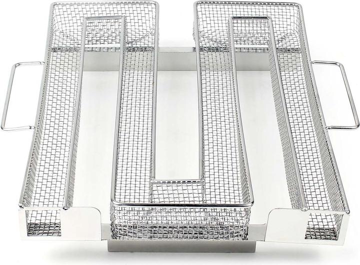 Image du produit Wiltec Générateur de fumée froide 22,5x22,5x5cm Serpentin Fumoir Fumaison Acier fin Accessoires BBQ Smoker