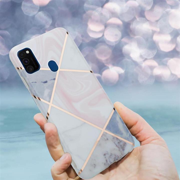 Actual product image Cadorabo IMD TPU Colorful Marble Cover (Huawei P20 Lite)