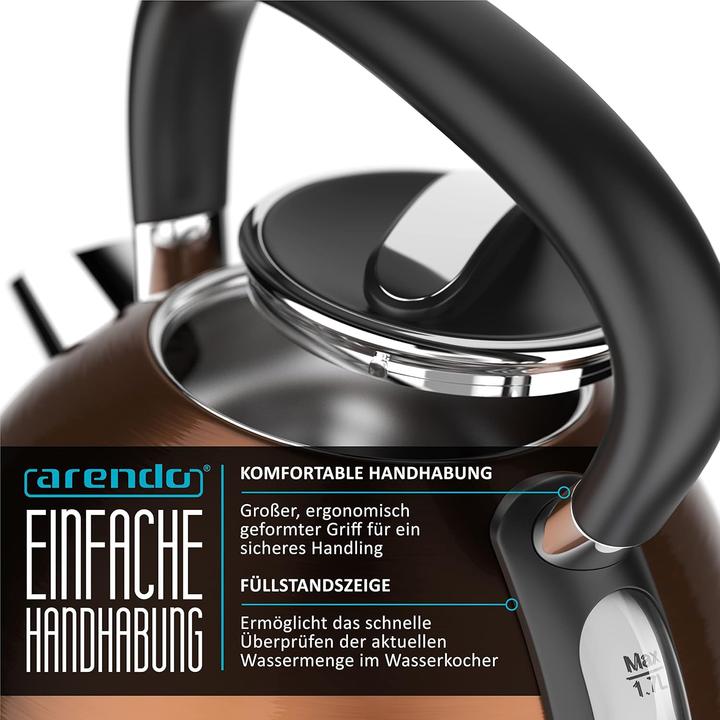 Produktbild Arendo A: Kupfer, 1,7 Liter (1.70 l, EU-Stecker)