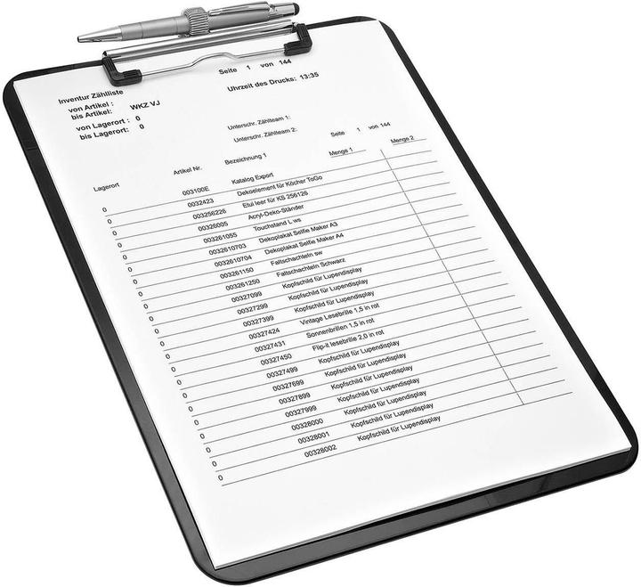 Immagine prodotto Wedo Appunti A4 con portapenne nero (22,5 x 32 cm)