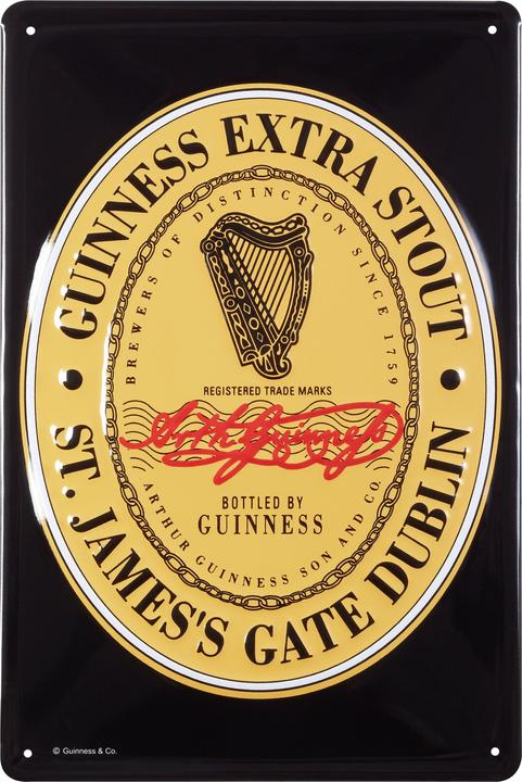 Produktbild Puag Guinness Werbeschild 30 x 20 cm (30 x 20 cm)