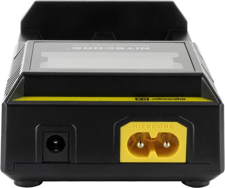 Actual product image Nitecore Digicharger D2 (1 pcs., 14500, 16340, 18650, Battery + charger)