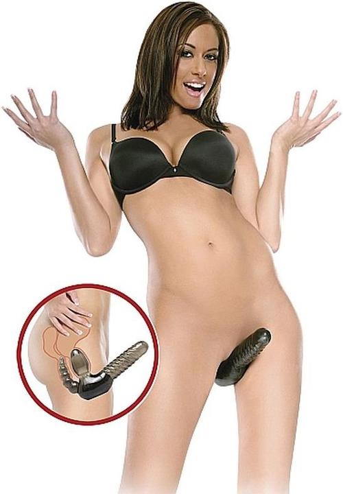 Actual product image Shots Strapless Strap-On With Anal Stimulation