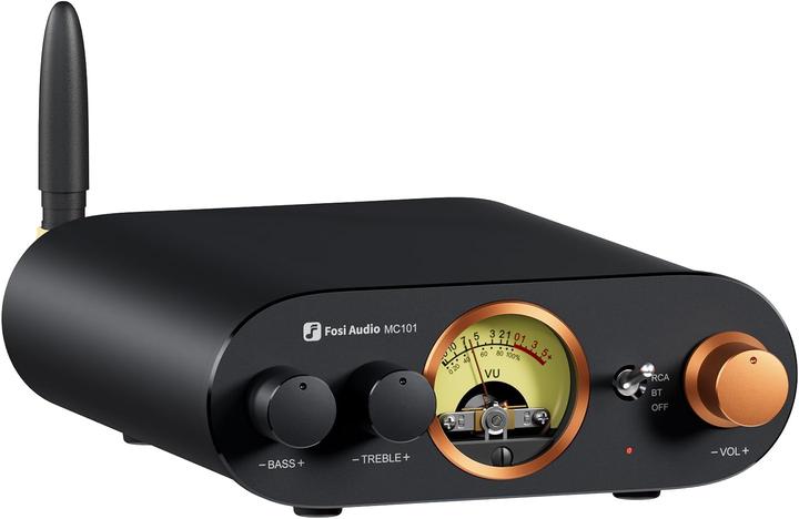 Actual product image Fosi Audio MC101, 2.0 Kanal Audioverstärker mit Bluetooth (Amplifier)