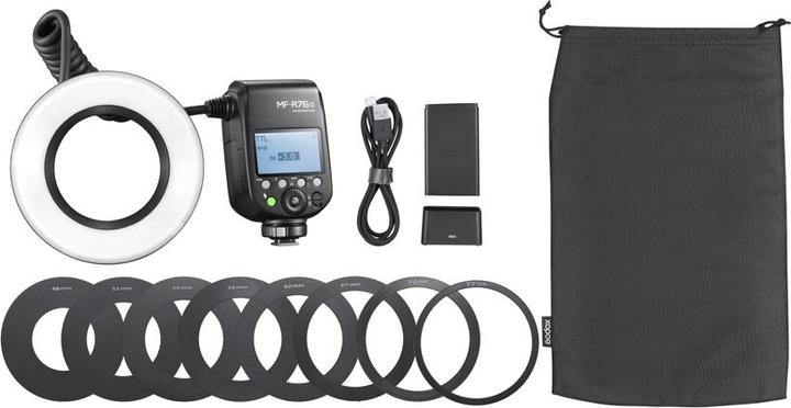 Immagine prodotto Godox MF R76S TTL Macro Ring Flash Sony (Attacco del flash, Sony)