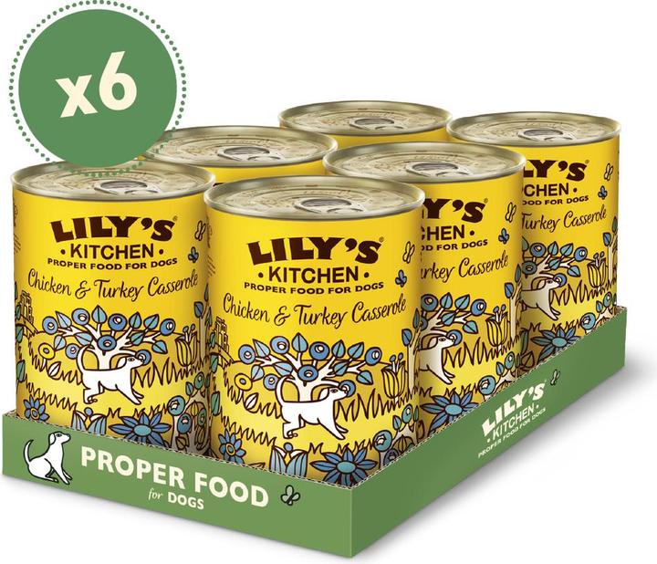 Image du produit Lily's Kitchen Poulet et dinde (Adulte, Senior, Junior, 6 pcs, 2400 g)