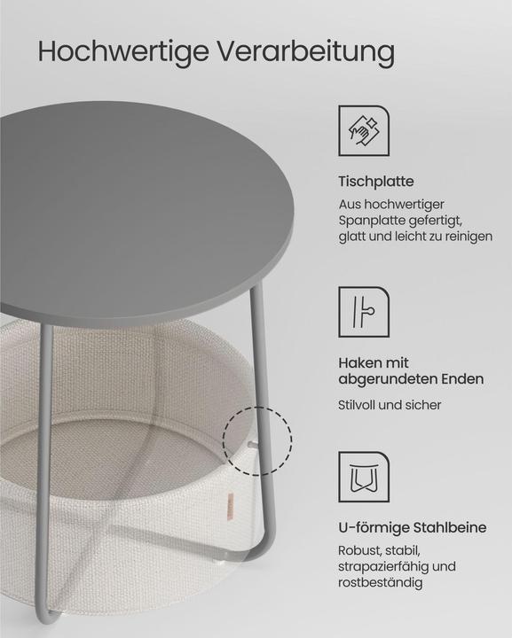 Immagine prodotto Vasagle Smarty (45 x 45 x 51 cm)