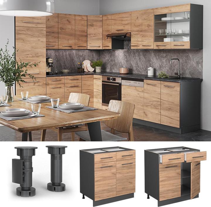 Actual product image Vicco Küchenunterschrank Fame-Line (80 x 82 x 52 cm)