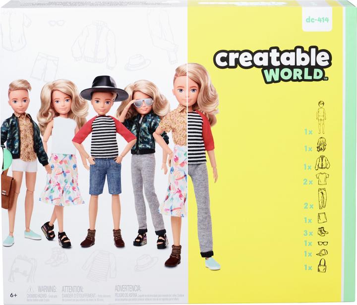 Actual product image Creatable World Deluxe character set