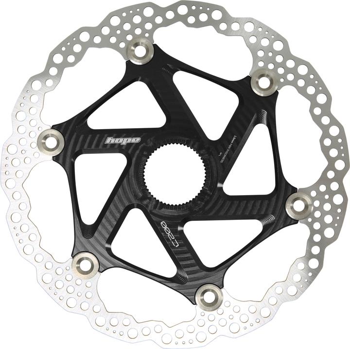 Actual product image Hope Floating Disc Brake Disc - Centre Lock - black (200 mm)