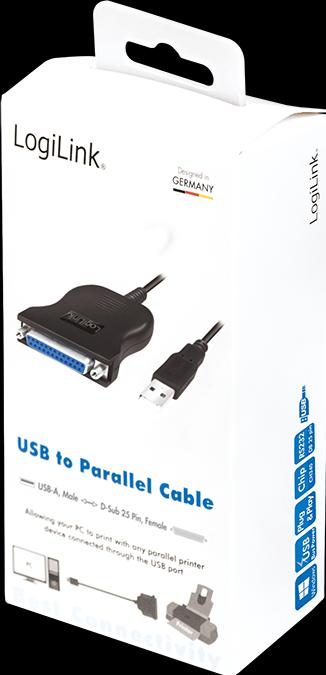 Produktbild LogiLink Ua0054a (1.80 m, Parallel (Drucker))