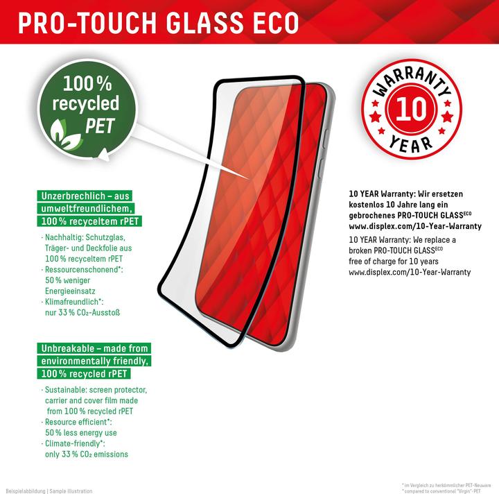 Image du produit Displex Pro Touch Eco Glass, Panzerglas (1 pièce(s), Samsung Galaxy S23 Ultra)