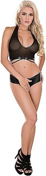 Produktbild Magic Silk Halter BH & Crotchless Panty Set (S, M)
