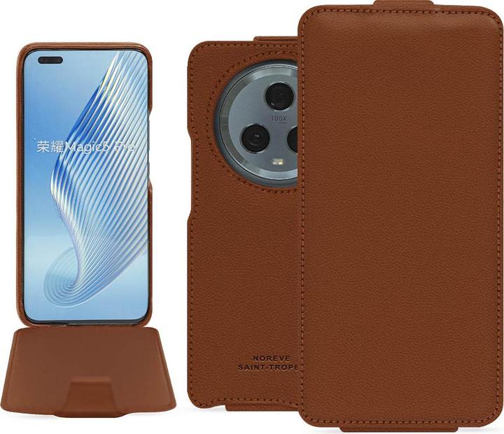 Actual product image Noreve Vertical leather shell (Honor Magic5 Pro)