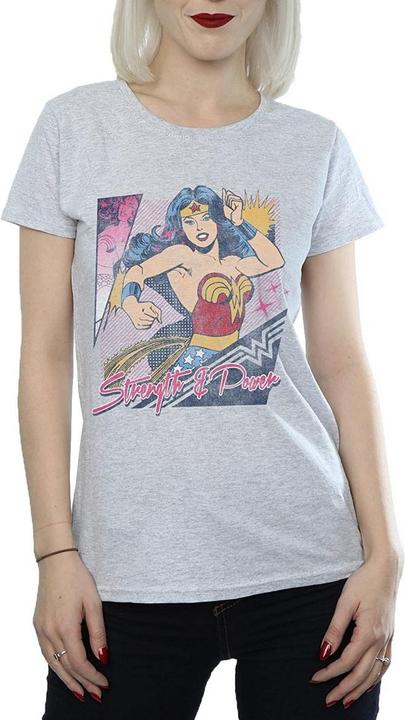 Produktbild Wonder Woman Stärke und Kraft Heather TShirt (M)