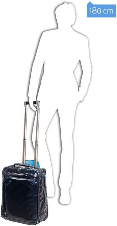 Immagine prodotto Piquadro Carrello cabina quadrato blu nero (40 l, Bagaglio a mano (fino a 50 litri))