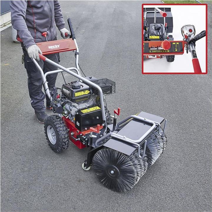 Produktbild Hecht 3 in 1 Schneefräse-Schneeschieber-Kehrmaschine mit Auffangkorb