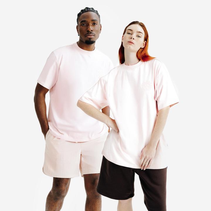 Decathlon T-Shirt unisex Relax - grafisch rosa (XS)