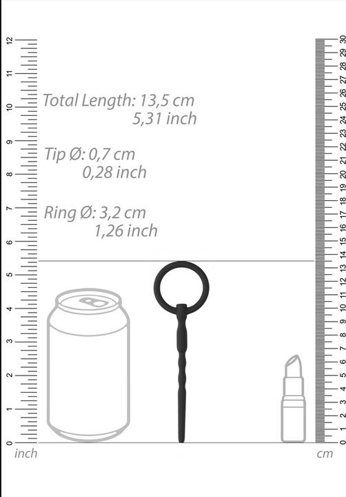 Actual product image Ouch! Urethral Sounding - Silicone Plug