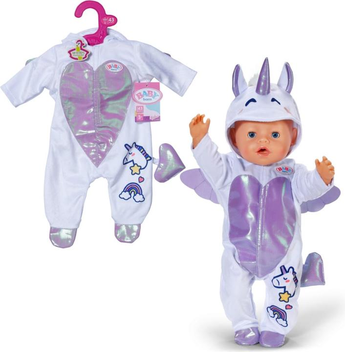 Productafbeelding Zapf Creation BABY geboren Eenhoorn pak 43cm