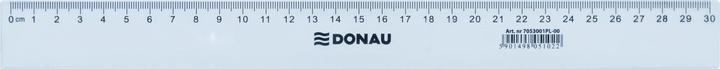 Actual product image Donau Ruler 30cm, clear (305 mm)