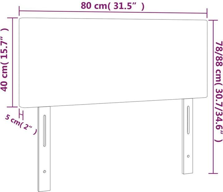 Immagine prodotto VidaXL Lauriane (80 x 5 x 78/88 cm)