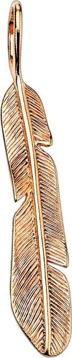 Star Piercing Anhänger rosegold Feder (Chirurgenstahl 316L)