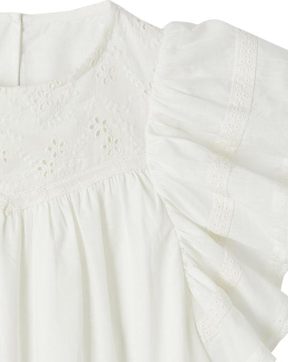 Image du produit Vertbaudet Blouse à volants brodée pour fille (92)