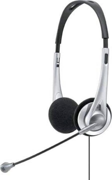 Image du produit Renkforce Casque informatique supra-auriculaire filaire Stéréo Noir, argent Volume (Filaire)