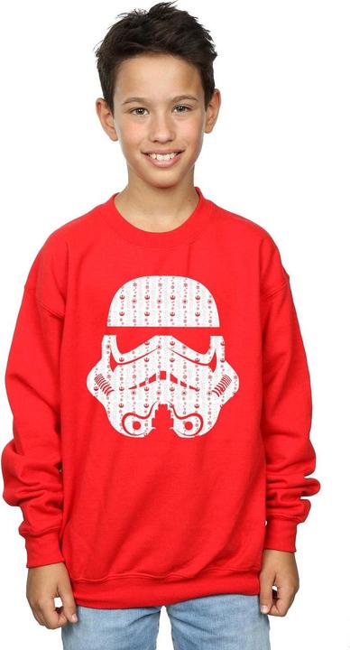 Immagine prodotto Star Wars Christmas Stormtrooper Helmet Felpa Ragazzi (140, 146)