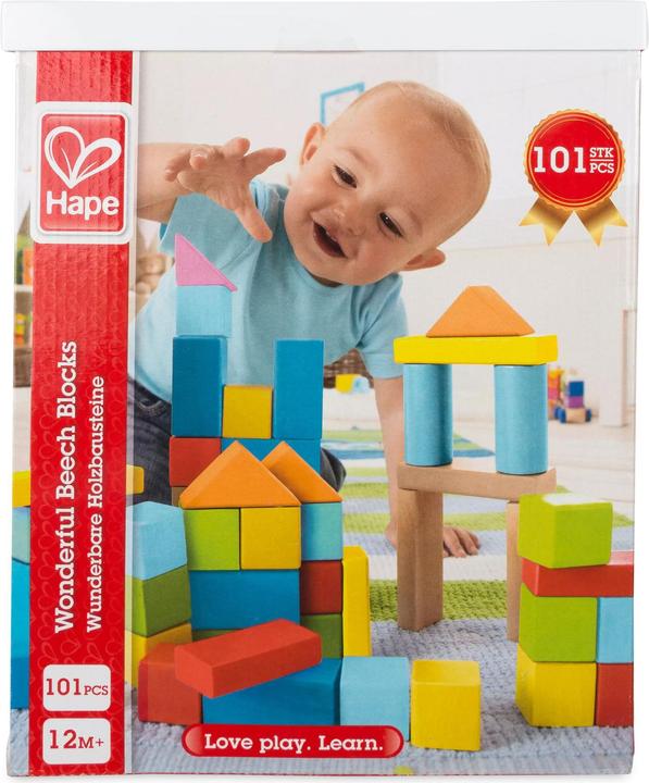 Image du produit Hape Merveilleux blocs de hêtre