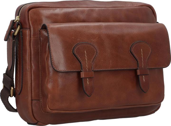 Actual product image Fossil Greenville briefcases messenger leather 32 cm laptop compartment
