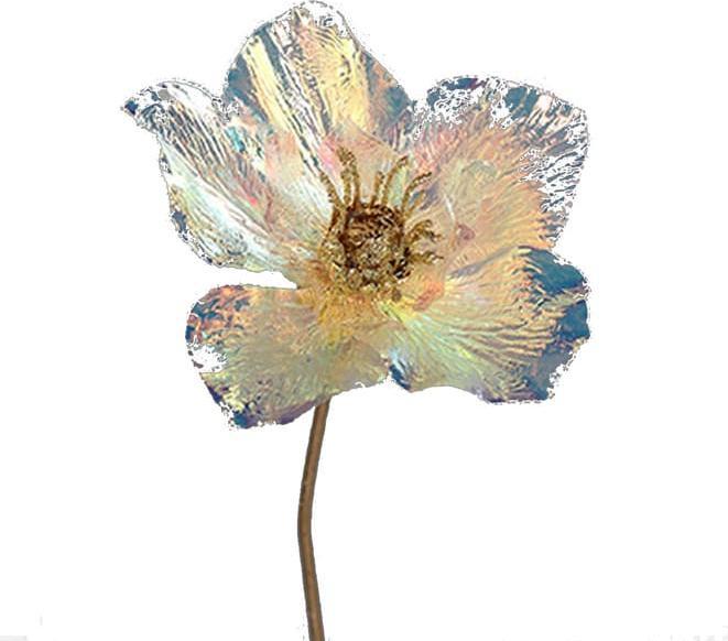 Image du produit DPI Fleur artificielle - Rose de Noël - or - env. 30 cm