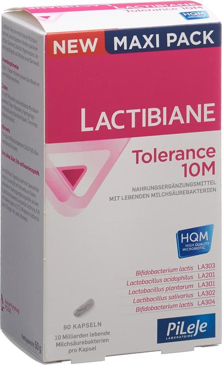 Immagine prodotto Lactibiane Tolleranza 10M Caps (90 Pezzo/i, Pillole, 93 g)