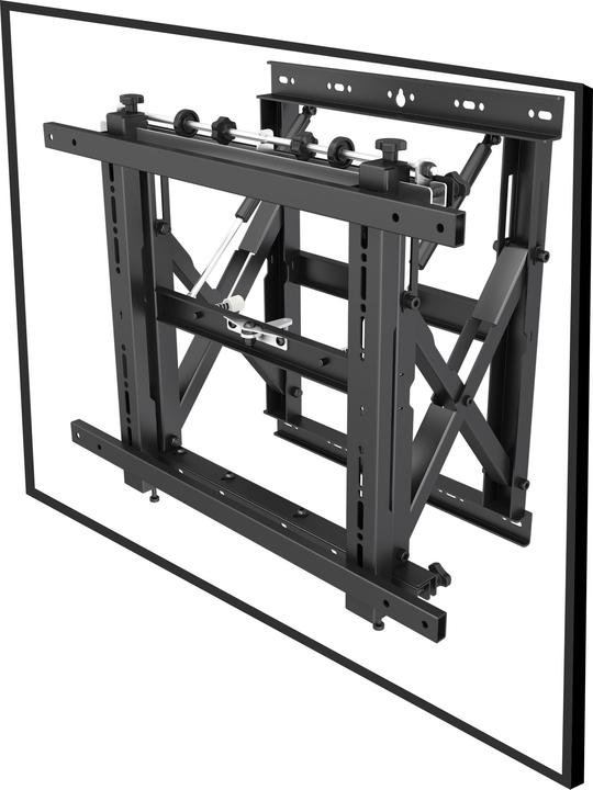 Produktbild equip Pro - Klammer für Flachbildschirm - Stahl - Schwarz - Bildschirmgrösse: 48-140 cm (Wand, 55", 50 kg)