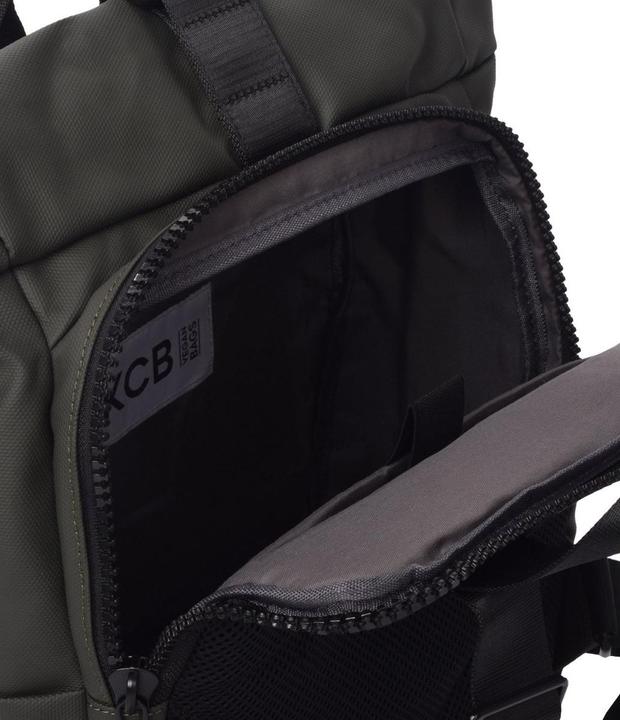 Actual product image KCB Medium-sized anti-theft backpack Cube, khaki