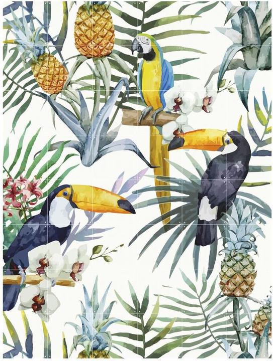 Image du produit Ixxi Jungle du tigre & famille Toucan (120 x 160 cm)
